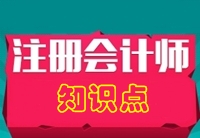 注册会计师知识点