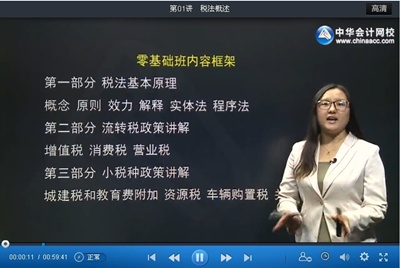 注册税务师税法一视频