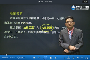 赵俊峰老师2015年注会专业回顾班