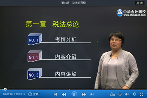 奚卫华老师2015年注会税法基础班