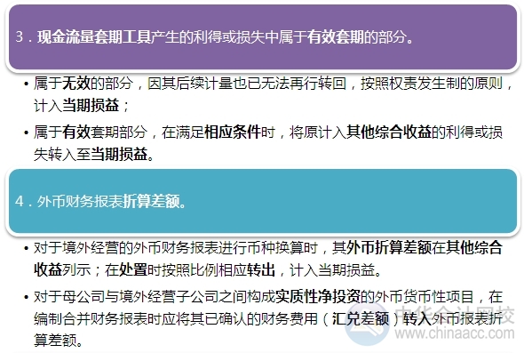 2015注册会计师考试会计变化内容浅析：其他综合收益