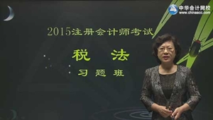 2015年注册会计师叶青税法习题班