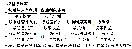 注会财管知识点