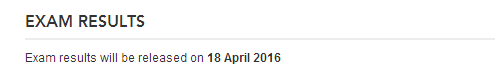 2016年6月份ACCA考试成绩公布时间为4月18日