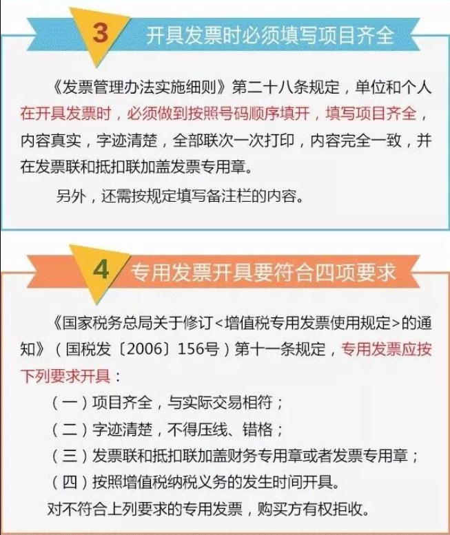 【实务】正确使用发票的十项基本规定