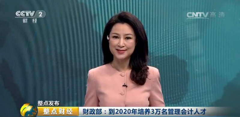 央视财经报导财政部:到2020年培养3万名管理会计人才