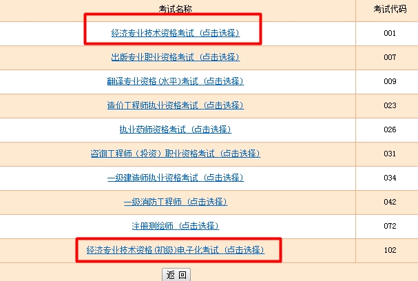 经济师考试准考证打印入口