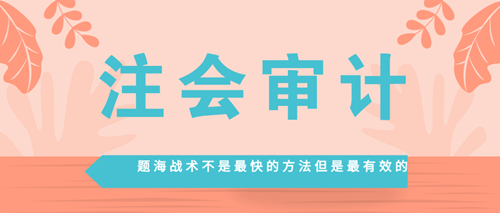 注会审计 注会审计