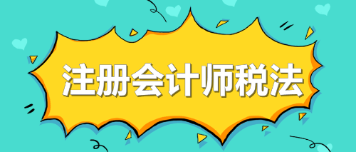 注册会计师税法 注册会计师税法