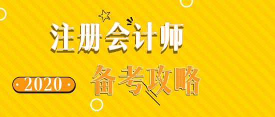 如此备考2020年注会考试 再不过就是见鬼了！