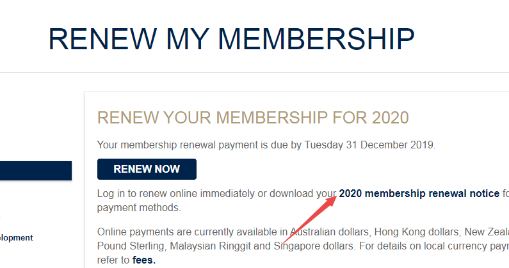 如何支付澳洲cpa会员费3