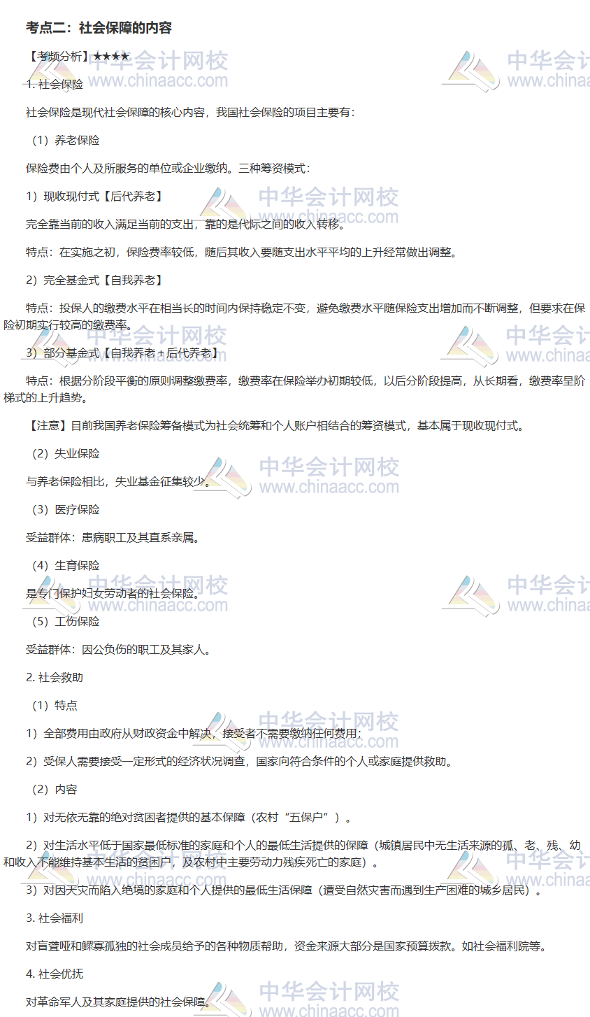 中级财政税收高频考点2-2