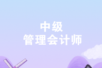 中级管理会计师 中级管理会计师