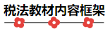注会《税法》教材框架 理清思路 提高学习效率! 注会《税法》教材框架 理清思路 提高学习效率!