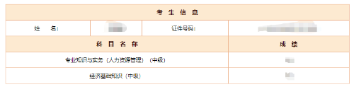 经济师成绩结果 经济师成绩结果
