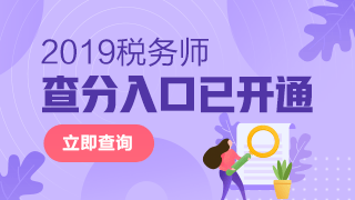 2019税务师查分入口已开通