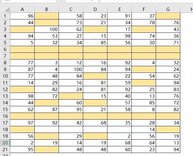 乱七八糟的Excel空行,怎么删除? 乱七八糟的Excel空行,怎么删除?