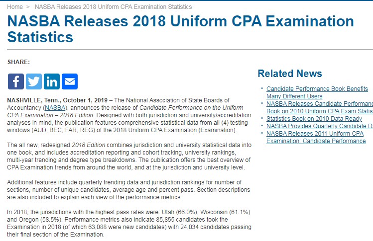 用数据说话！AICPA通过率这个州至高！