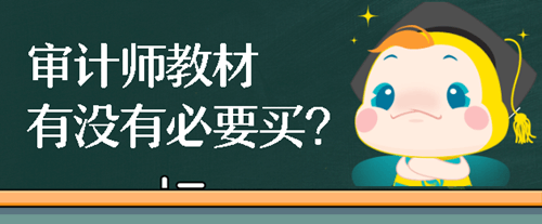 审计师教材有没有必要买 审计师教材有没有必要买