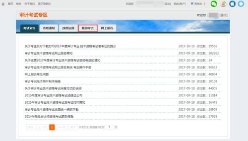 审计师准考证打印流程3