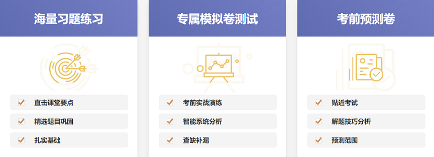 检测薄弱知识点