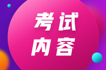 审计师考试内容 考试内容