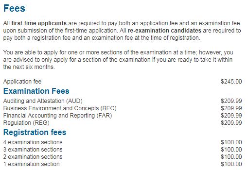 蒙大拿州2020年aicpa考试费用已经公布! 蒙大拿州2020年aicpa考试费用已经公布!
