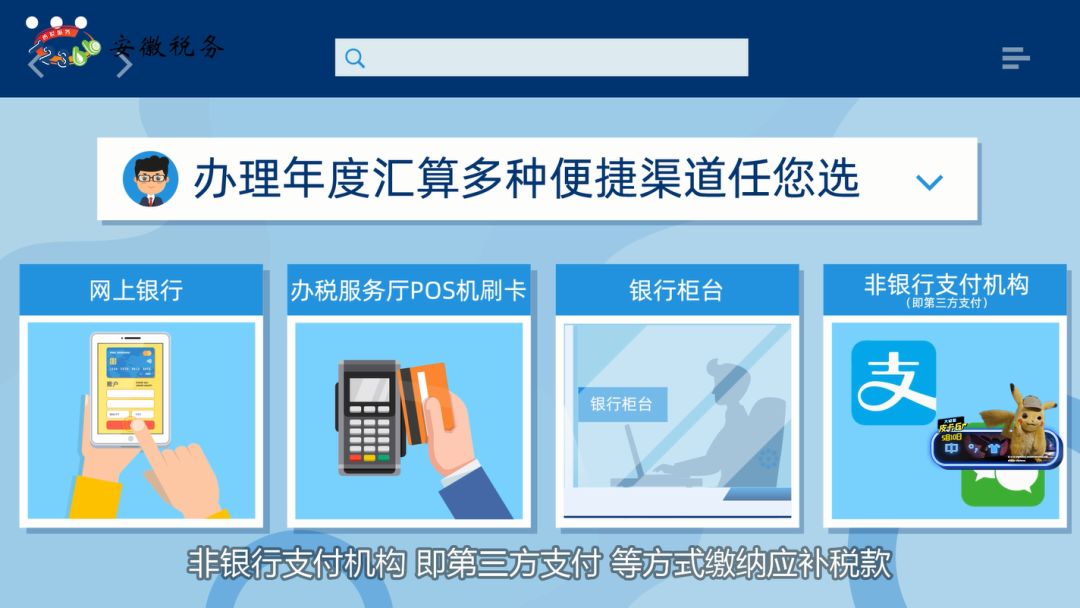 如何办理个人所得税年度汇算退税、补税？