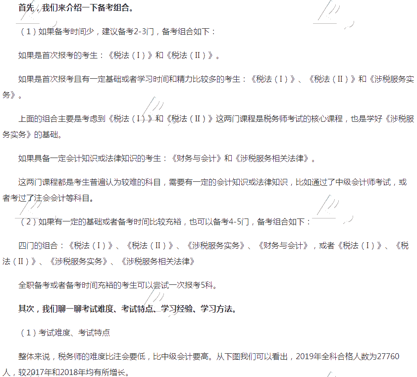 2020年税务师考试备考攻略1 2020年税务师考试备考攻略1