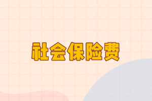 社会保险费
