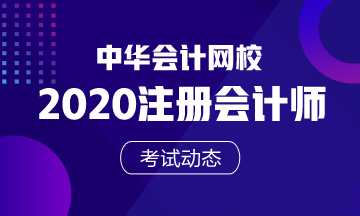新疆2020年注会六科考试时间公布