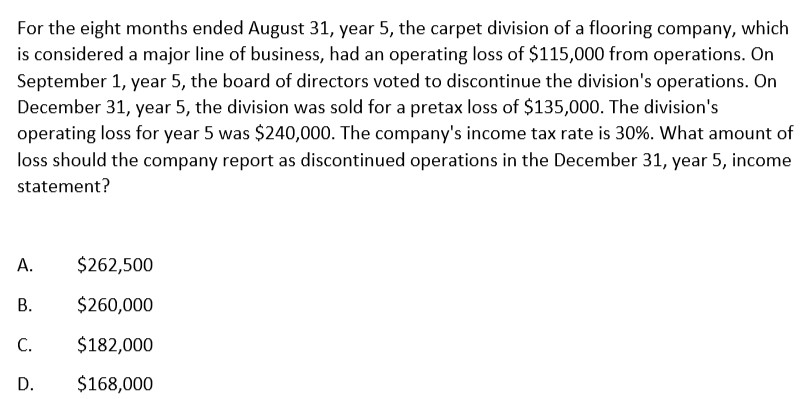 美国注册会计师AICPA历年试题（二十）—FAR