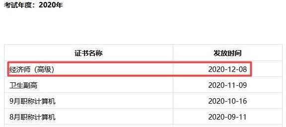 成都高级经济师合格证明发放 成都高级经济师合格证明发放