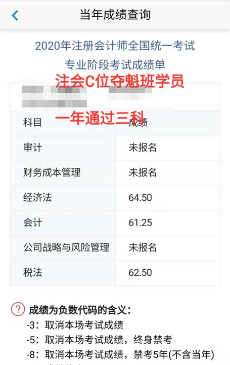 46岁三年考下注会!C位夺魁班“学神驾到”! 一年过三科2
