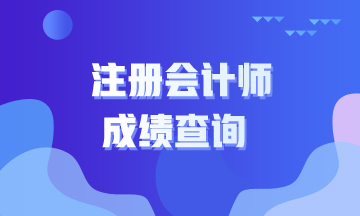 2021年注册会计师成绩查询时间在什么时候？