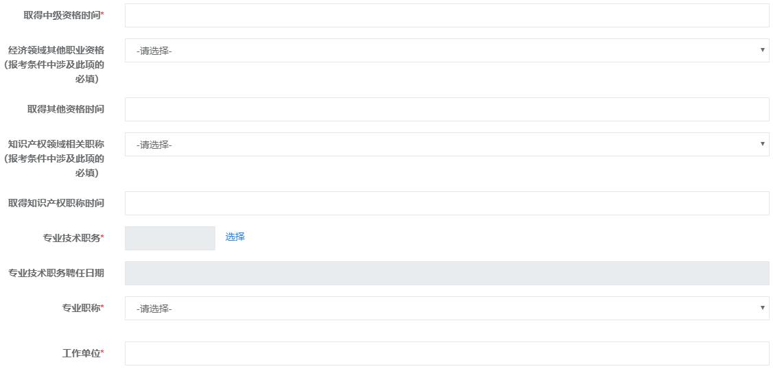 高级经济师报名信息填写4 高级经济师报名信息填写4