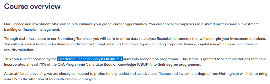 揭秘!CFA课程和国外金融硕士课程有多大关联? 揭秘!CFA课程和国外金融硕士课程有多大关联?