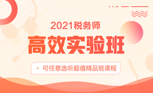 税务师高效实验班