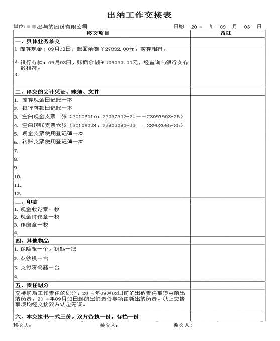 资金报表的编制及出纳工作交接,干货! 资金报表的编制及出纳工作交接,干货!