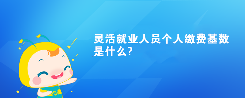 灵活就业人员个人缴费基数是什么? 灵活就业人员个人缴费基数是什么?