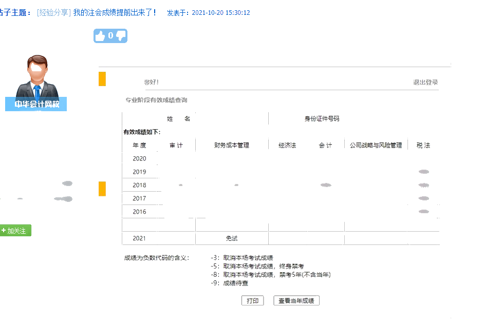 什么？!注会成绩提前出了？?？