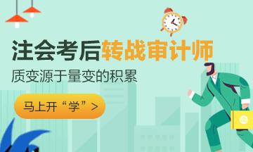 注会转战审计师