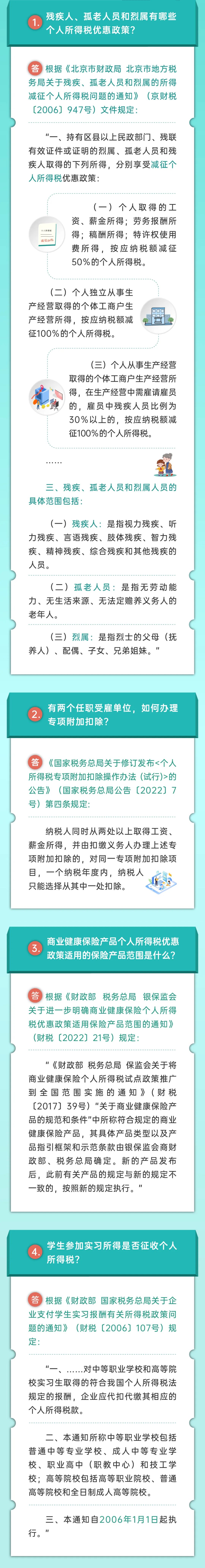 个人所得税热点问题4问4答！