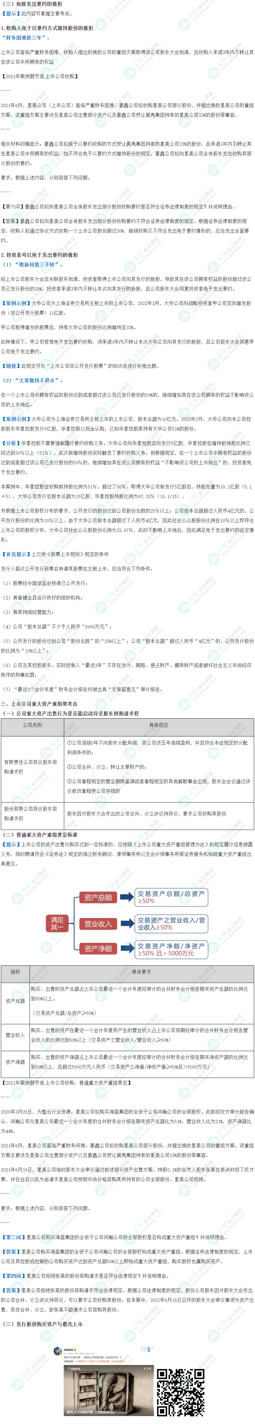 张稳老师：《证券法“开小灶”之上市公司收购与重大资产重组》