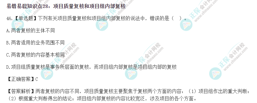 2022年注会《审计》冲刺阶段易错易混题 2022年注会《审计》冲刺阶段易错易混题