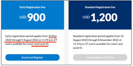 协会更新：8月起CFA重要时间节点确认！