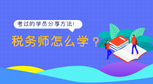 税务师怎么学？