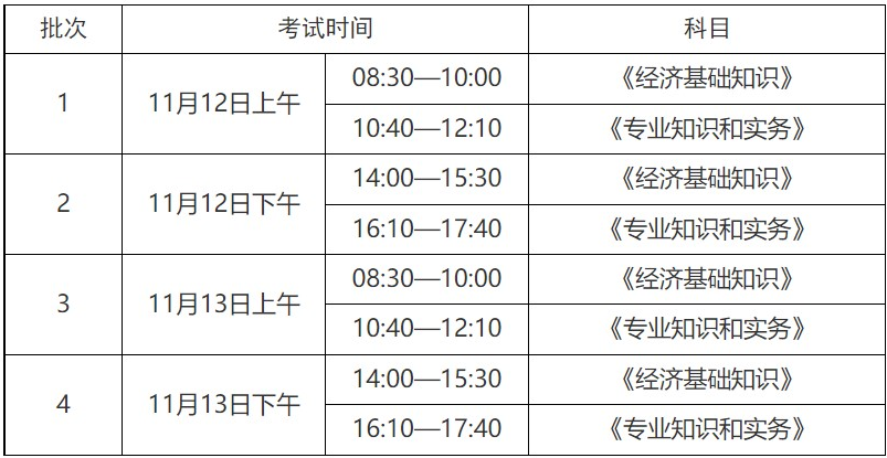 考试时间 考试时间