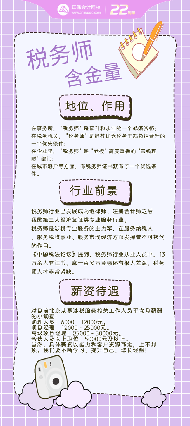 税务师含金量如何650 税务师含金量如何650