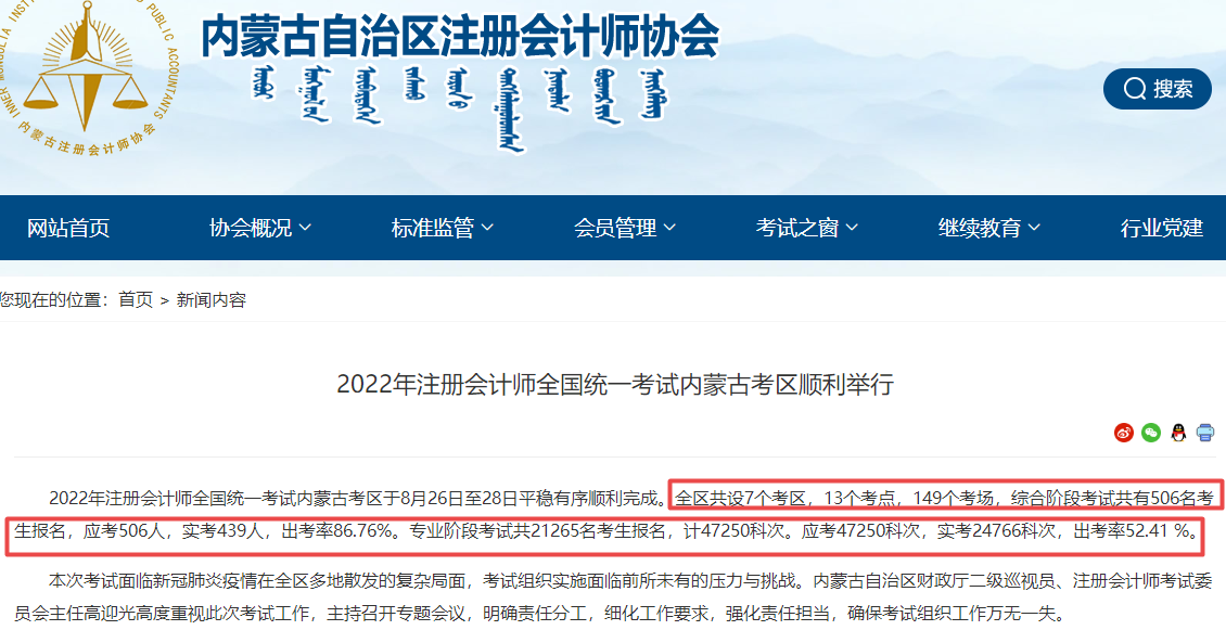 【中注协】注会考试人数大曝光 出考率竟这么高...太卷了! 【中注协】注会考试人数大曝光 出考率竟这么高...太卷了!